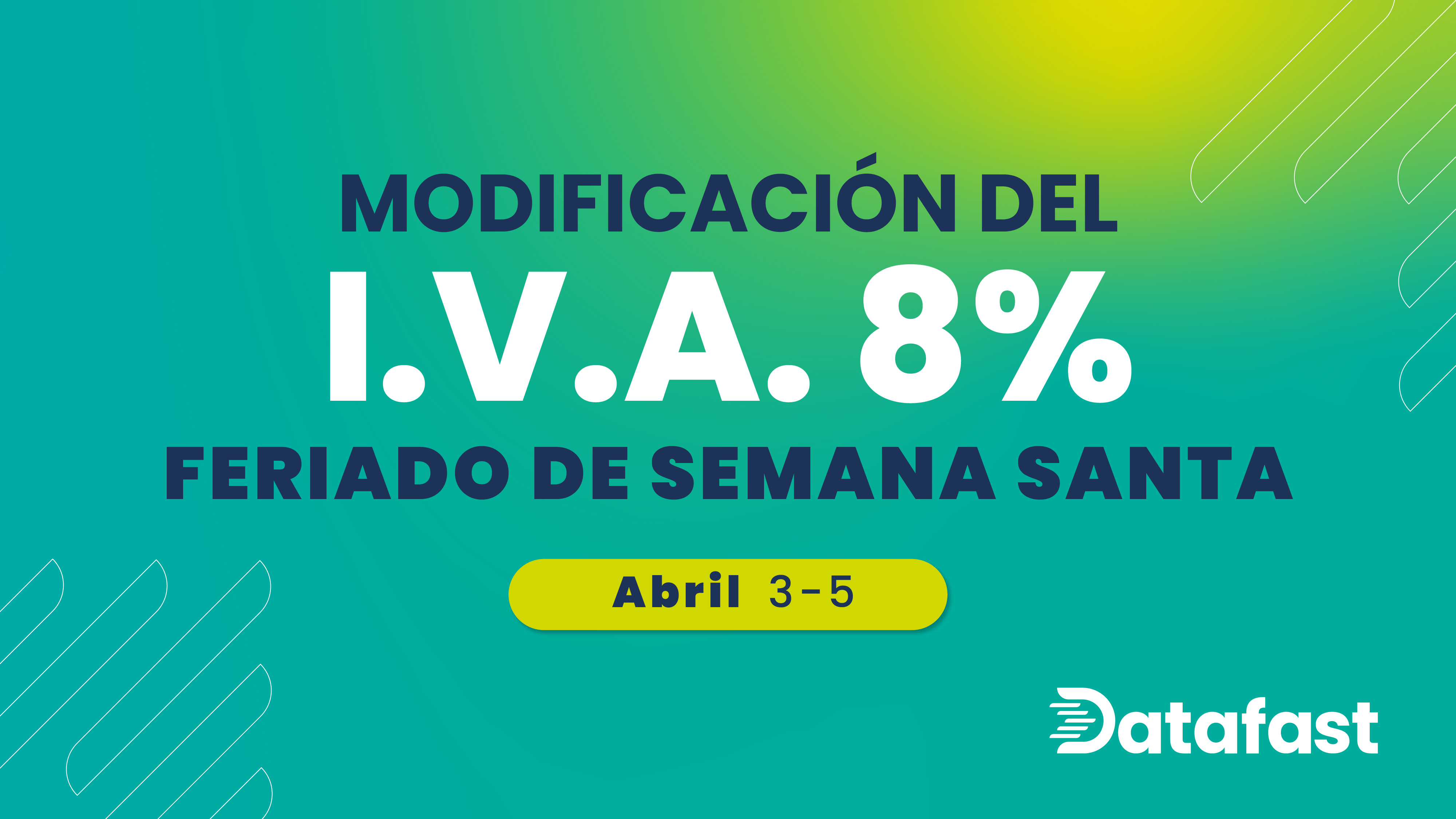 Operaciones a realizar en tus productos Datafast de acuerdo al decreto N° 348 - Datafast
